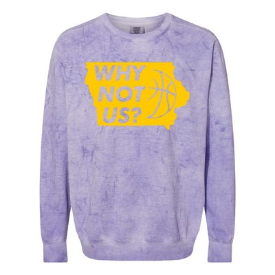 Why Not Us Iowa Colorblast Crewneck Sweatshirt