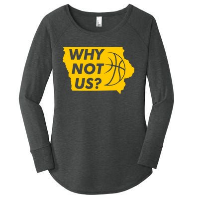 Why Not Us Iowa Women's Perfect Tri Tunic Long Sleeve Shirt