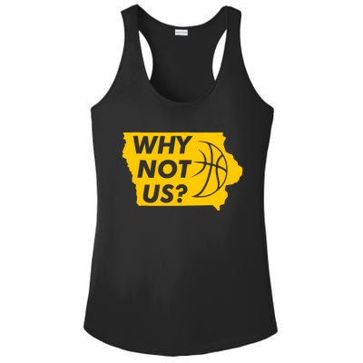 Why Not Us Iowa Ladies PosiCharge Competitor Racerback Tank