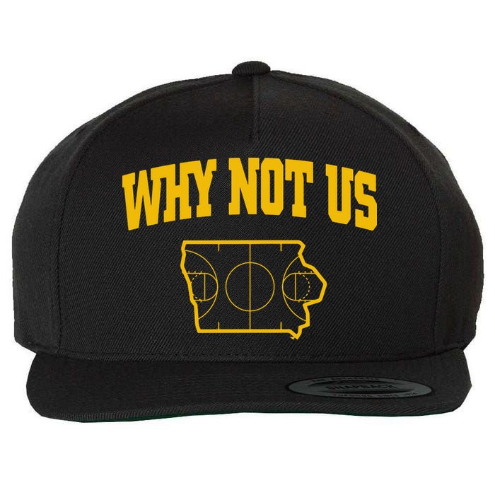 Why Not Us Iowa Wool Snapback Cap