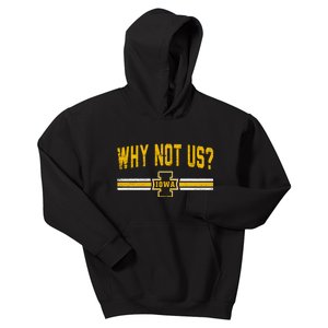 Why Not Us Iowa Disstressed Kids Hoodie