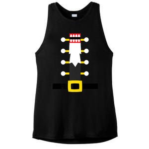 Wooden Nutcracker Uniform Holiday Pajama Dress Up A Ladies PosiCharge Tri-Blend Wicking Tank