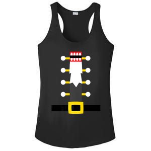 Wooden Nutcracker Uniform Holiday Pajama Dress Up A Ladies PosiCharge Competitor Racerback Tank