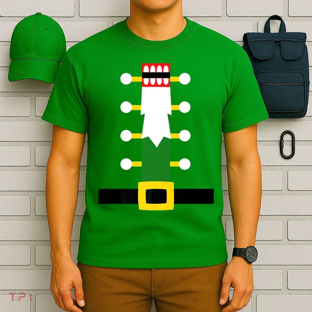 Wooden Nutcracker Uniform Holiday Pajama Dress Up A T-Shirt
