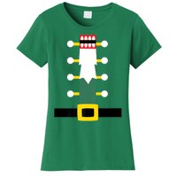 Wooden Nutcracker Uniform Holiday Pajama Dress Up A Women's T-Shirt