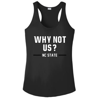 Why Not Us Nc State Ladies PosiCharge Competitor Racerback Tank