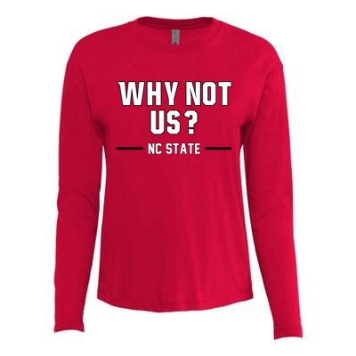 Why Not Us Nc State Womens Cotton Relaxed Long Sleeve T-Shirt