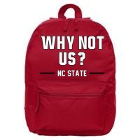 Why Not Us Nc State 16 in Basic Backpack