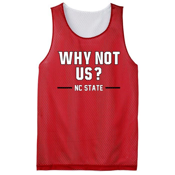 Why Not Us Nc State Mesh Reversible Basketball Jersey Tank