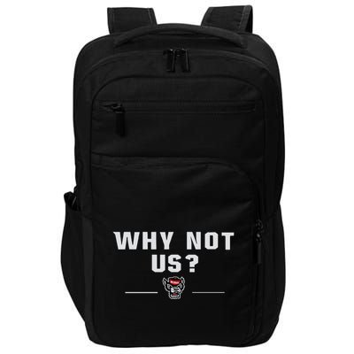 Why Not Us Nc State Nc State Acc Champions Impact Tech Backpack