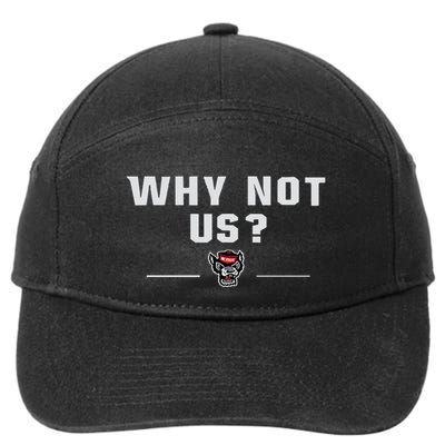 Why Not Us Nc State Nc State Acc Champions 7-Panel Snapback Hat