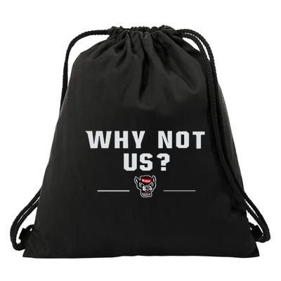 Why Not Us Nc State Nc State Acc Champions Drawstring Bag