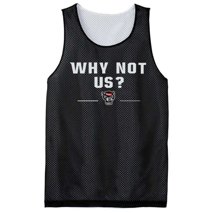 Why Not Us Nc State Nc State Acc Champions Mesh Reversible Basketball Jersey Tank