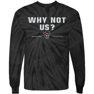 Why Not Us Nc State Nc State Acc Champions Tie-Dye Long Sleeve Shirt