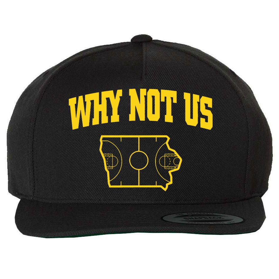 Why Not Us Iowa Wool Snapback Cap