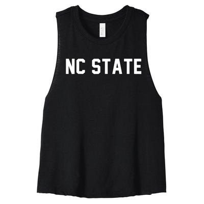 Why Not Us Nc State Women's Racerback Cropped Tank