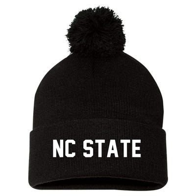 Why Not Us Nc State Pom Pom 12in Knit Beanie