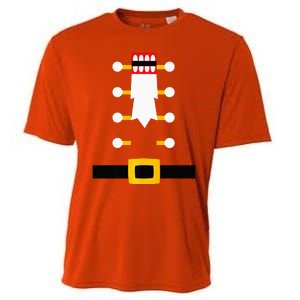 Wooden Nutcracker Uniform Holiday Pajama Dress Up Cooling Performance Crew T-Shirt