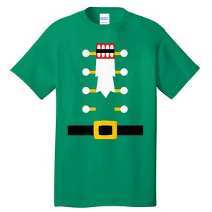 Wooden Nutcracker Uniform Holiday Pajama Dress Up Tall T-Shirt