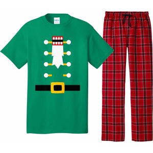 Wooden Nutcracker Uniform Holiday Pajama Dress Up Pajama Set