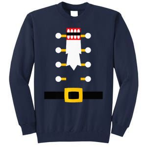 Wooden Nutcracker Uniform Holiday Pajama Dress Up Tall Sweatshirt