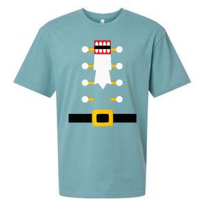 Wooden Nutcracker Uniform Holiday Pajama Dress Up Sueded Cloud Jersey T-Shirt