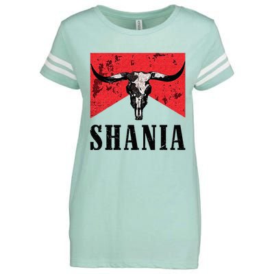 Western Name Vintage Cowboy Cowgirl Enza Ladies Jersey Football T-Shirt