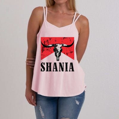 Western Name Vintage Cowboy Cowgirl Women's Strappy Tank