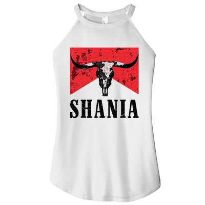 Western Name Vintage Cowboy Cowgirl Women’s Perfect Tri Rocker Tank