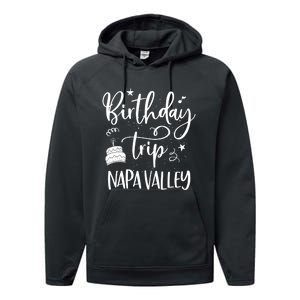 Wo Napa Valley Birthday Trip, Birthday Party Outfit, Girl Trip V-Neck Performance Fleece Hoodie