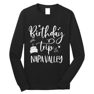 Wo Napa Valley Birthday Trip, Birthday Party Outfit, Girl Trip V-Neck Long Sleeve Shirt