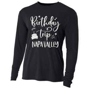 Wo Napa Valley Birthday Trip, Birthday Party Outfit, Girl Trip V-Neck Cooling Performance Long Sleeve Crew