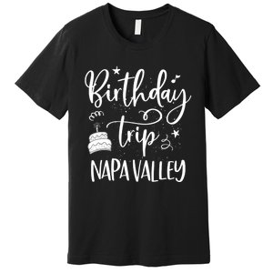 Wo Napa Valley Birthday Trip, Birthday Party Outfit, Girl Trip V-Neck Premium T-Shirt