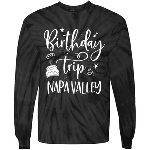 Wo Napa Valley Birthday Trip, Birthday Party Outfit, Girl Trip V-Neck Tie-Dye Long Sleeve Shirt