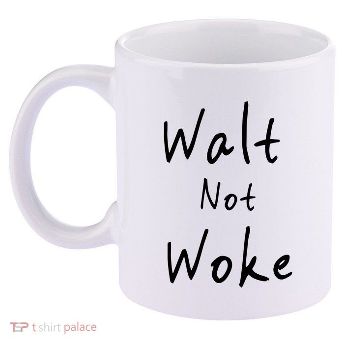 Walt Not Woke Dad Hand Made 11oz C Handle Ceramic Mug
