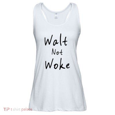 Walt Not Woke Dad Hand Made Ladies Essential Flowy Tank