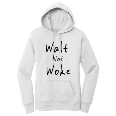 Walt Not Woke Dad Hand Made Women's Pullover Hoodie