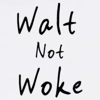 Walt Not Woke Dad Hand Made Poster