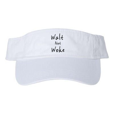 Walt Not Woke Dad Hand Made Valucap Bio-Washed Visor