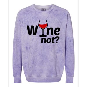 Wine Not Colorblast Crewneck Sweatshirt