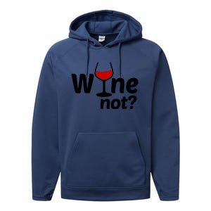 Wine Not Performance Fleece Hoodie