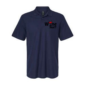 Wine Not Softstyle Adult Sport Polo