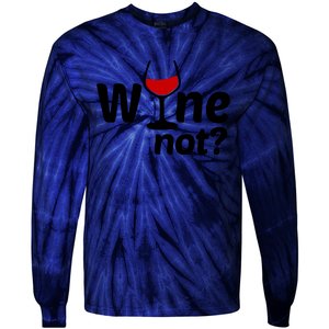 Wine Not Tie-Dye Long Sleeve Shirt