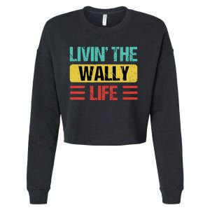 Wally Name Cropped Pullover Crew