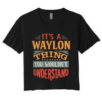 W.A.Y.L.O.N Name Women's Crop Top Tee