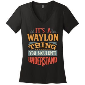 W.A.Y.L.O.N Name Women's V-Neck T-Shirt