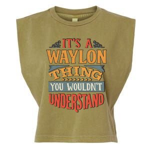 W.A.Y.L.O.N Name Garment-Dyed Women's Muscle Tee