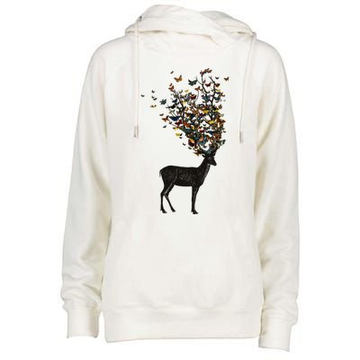 Wild Nature Womens Funnel Neck Pullover Hood