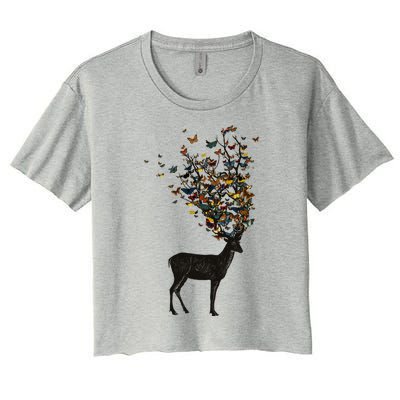 Wild Nature Women's Crop Top Tee