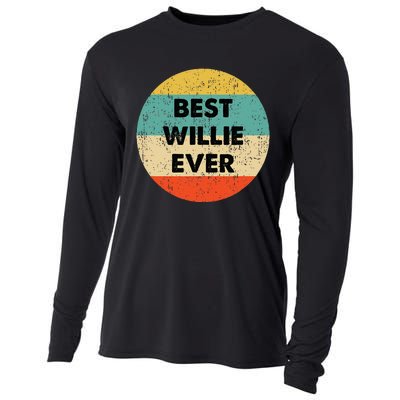 Willie Name Cooling Performance Long Sleeve Crew